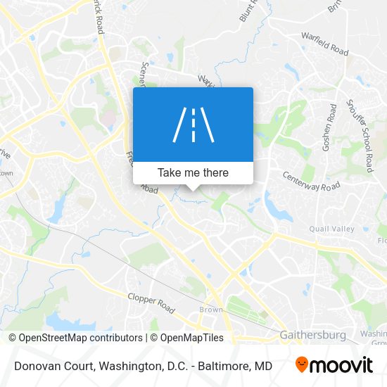 Mapa de Donovan Court