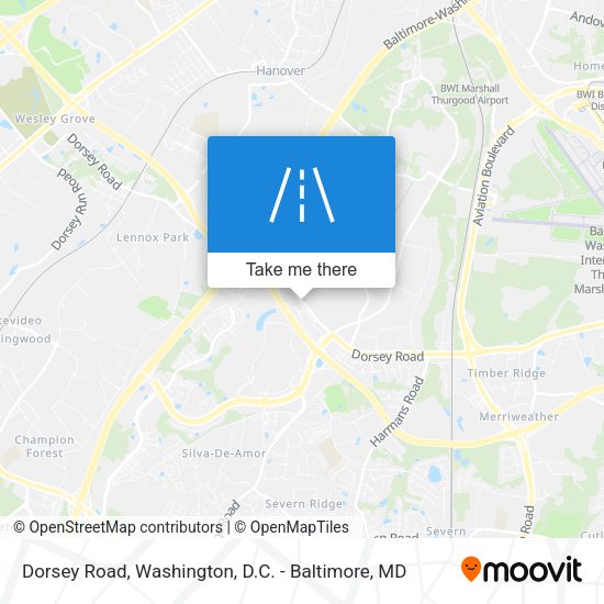 Dorsey Road map