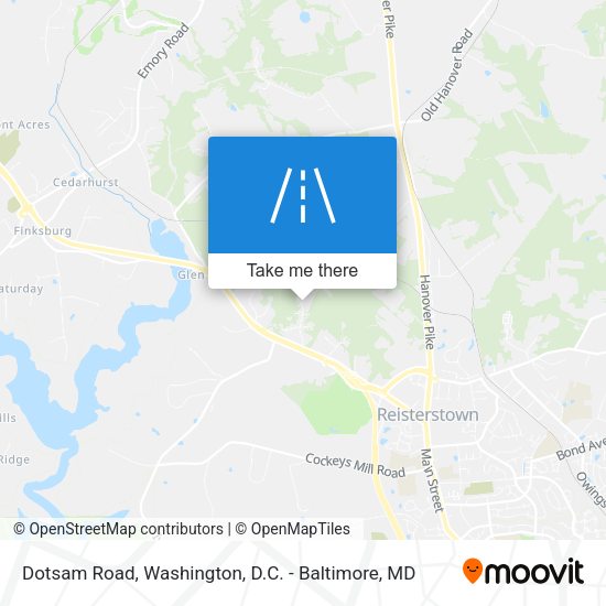 Mapa de Dotsam Road