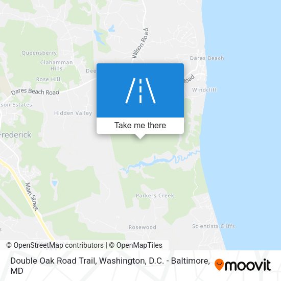 Double Oak Road Trail map