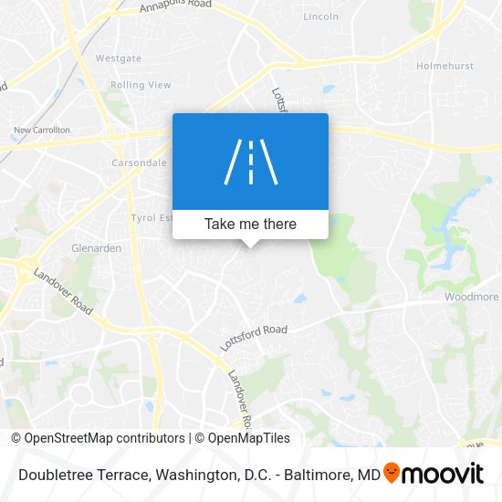 Mapa de Doubletree Terrace