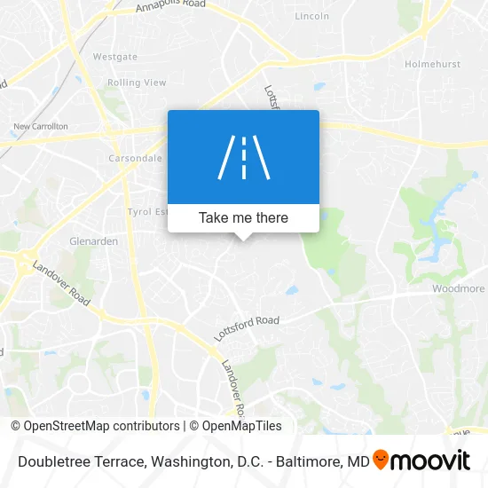 Doubletree Terrace map