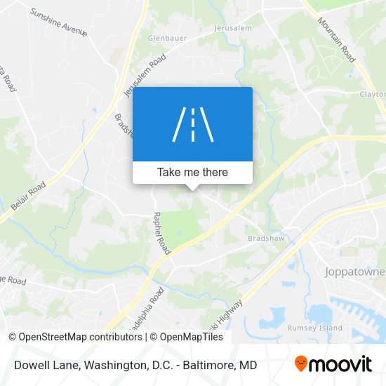 Mapa de Dowell Lane