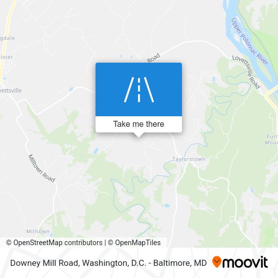 Downey Mill Road map