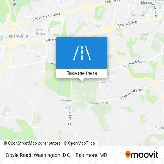 Doyle Road map