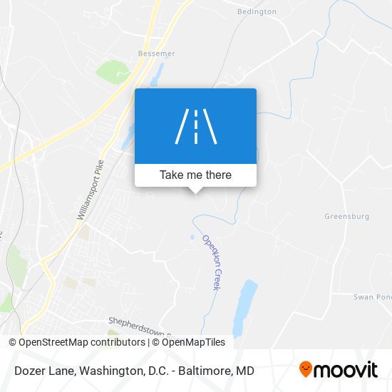 Mapa de Dozer Lane