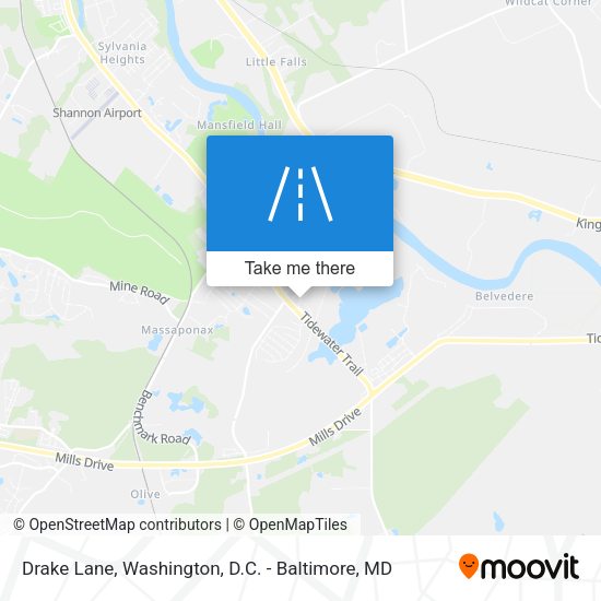 Drake Lane map