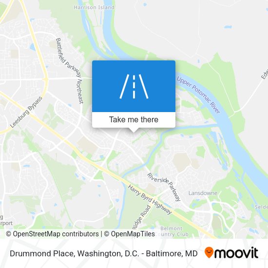 Drummond Place map