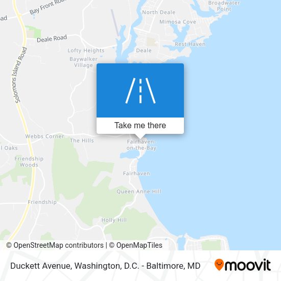 Mapa de Duckett Avenue