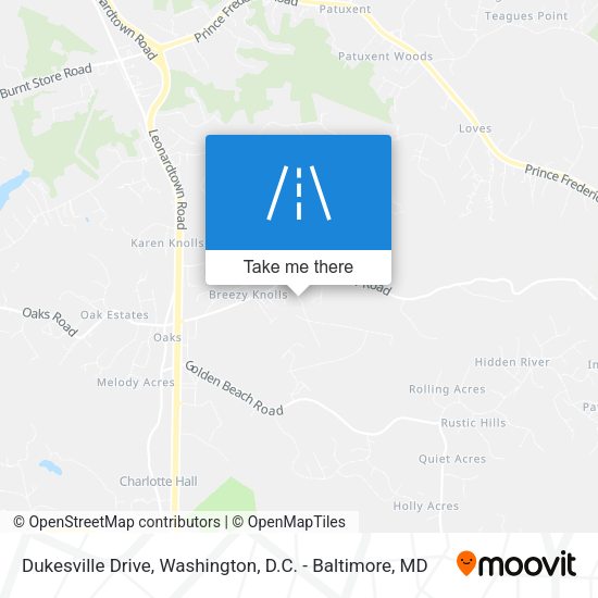 Dukesville Drive map