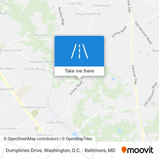 Mapa de Dumphries Drive