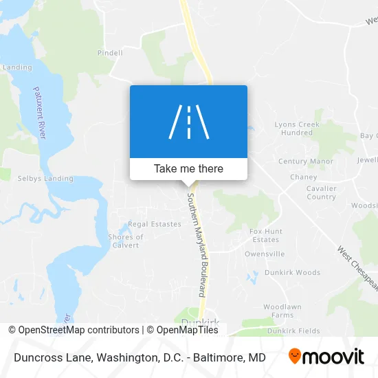 Duncross Lane map