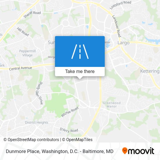 Mapa de Dunmore Place