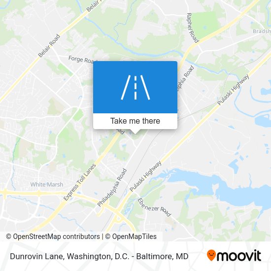Dunrovin Lane map