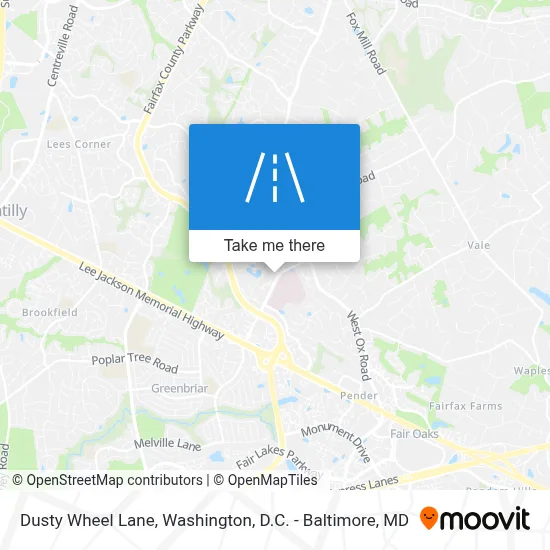 Dusty Wheel Lane map