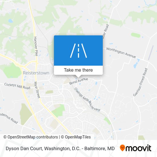 Dyson Dan Court map