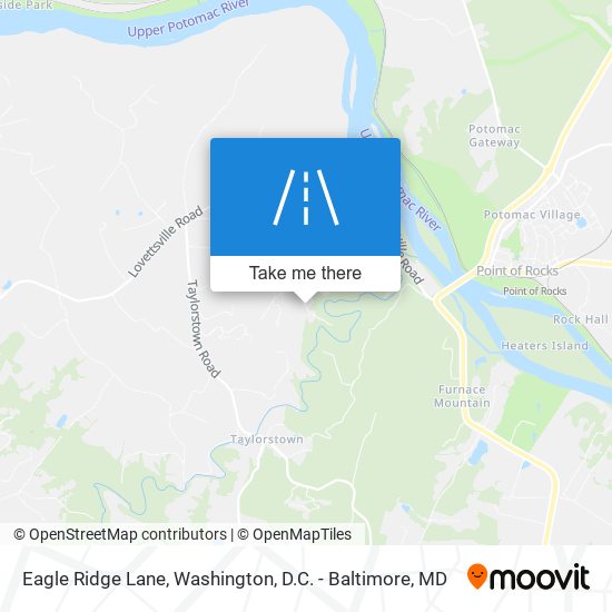 Mapa de Eagle Ridge Lane