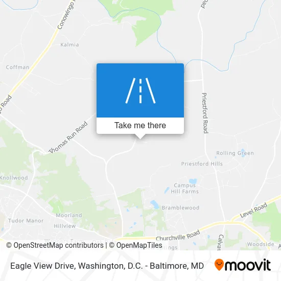 Eagle View Drive map