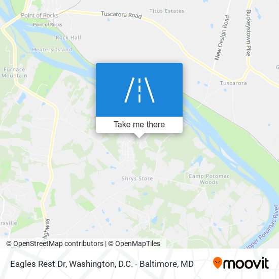 Eagles Rest Dr map
