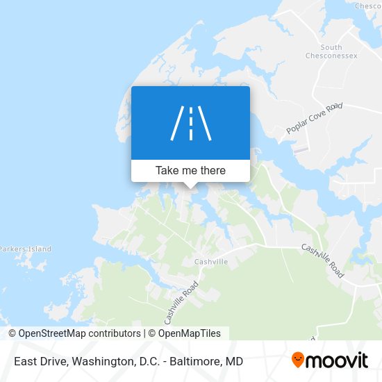 Mapa de East Drive
