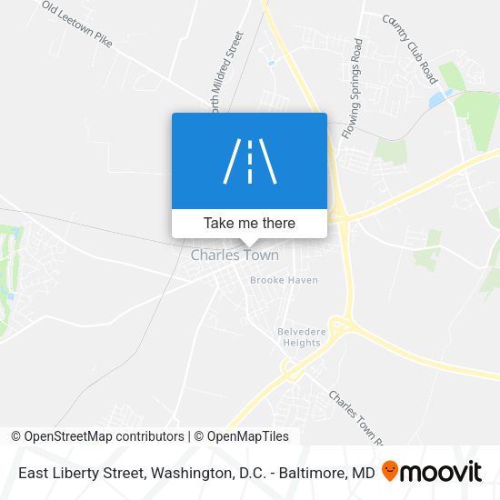 East Liberty Street map