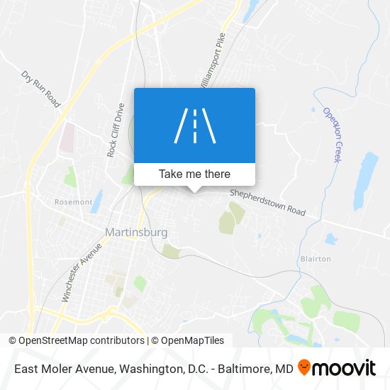 East Moler Avenue map