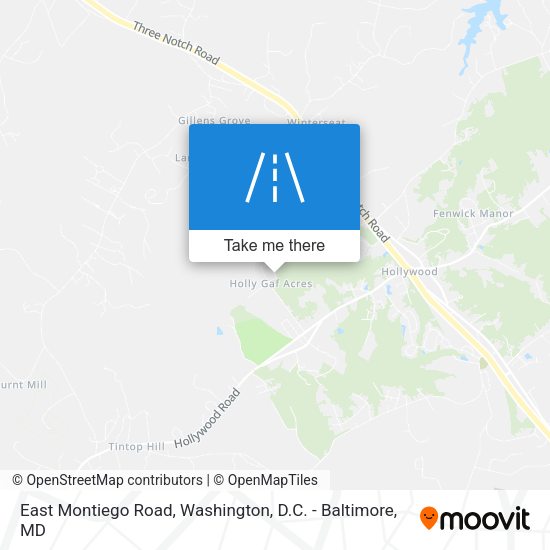 East Montiego Road map