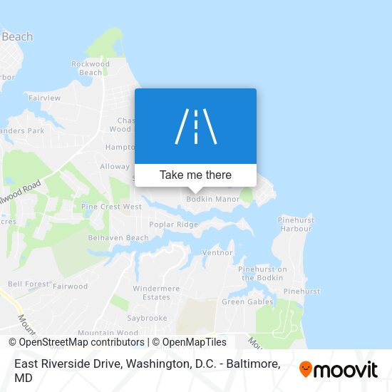 Mapa de East Riverside Drive