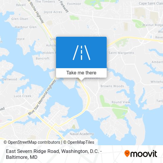 Mapa de East Severn Ridge Road