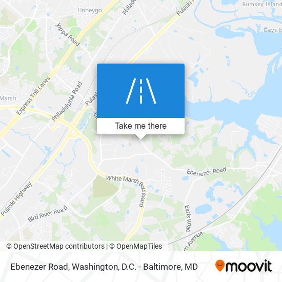 Mapa de Ebenezer Road