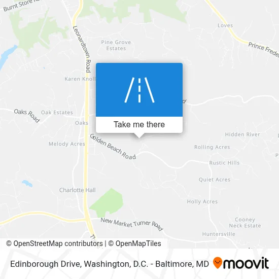 Edinborough Drive map