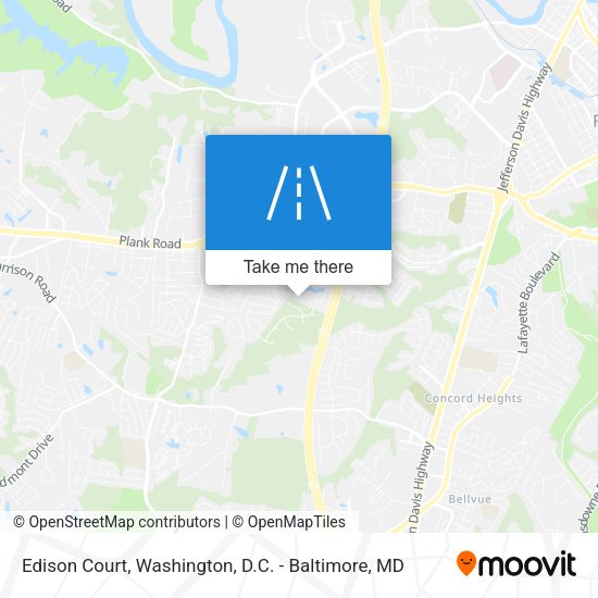 Edison Court map