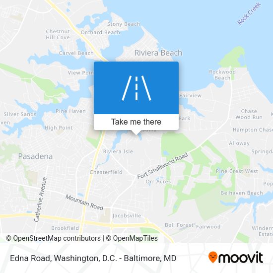 Edna Road map