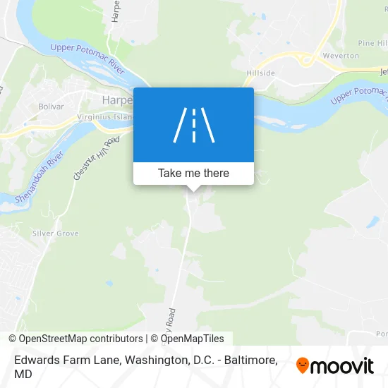Edwards Farm Lane map