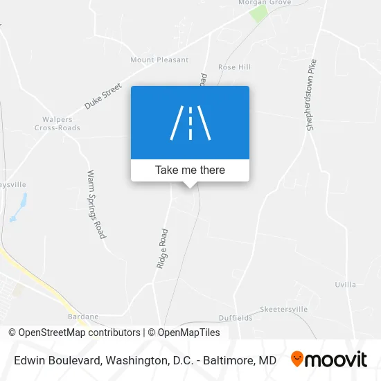 Edwin Boulevard map