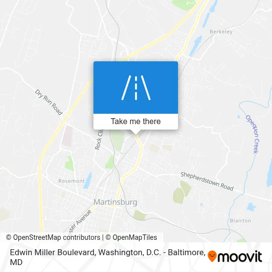 Edwin Miller Boulevard map