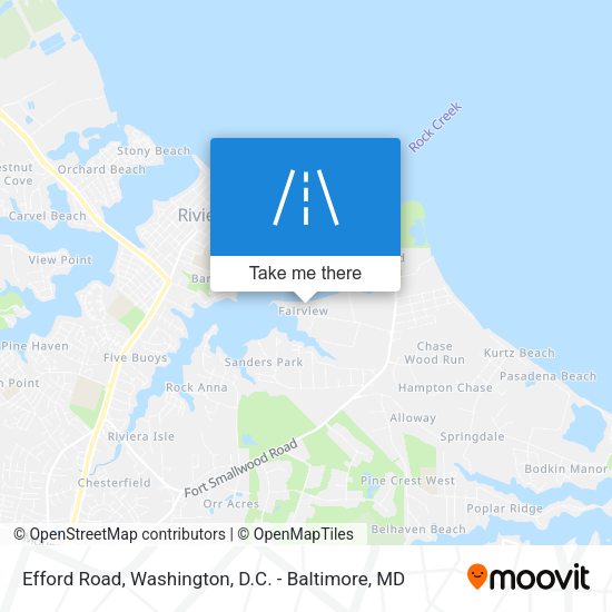 Efford Road map