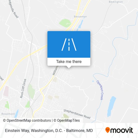 Einstein Way map