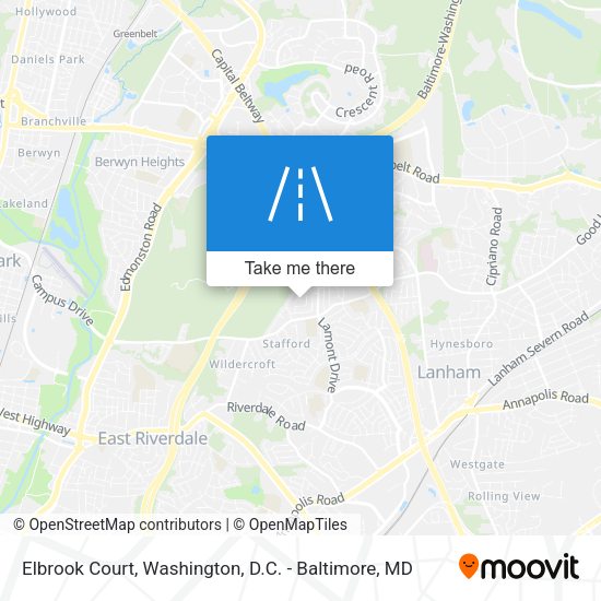 Elbrook Court map