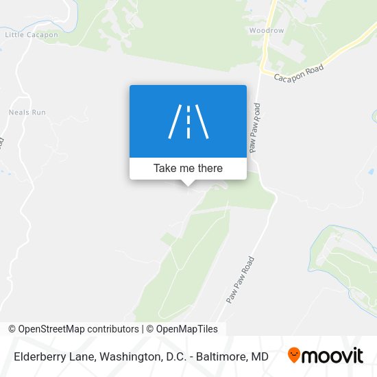 Elderberry Lane map