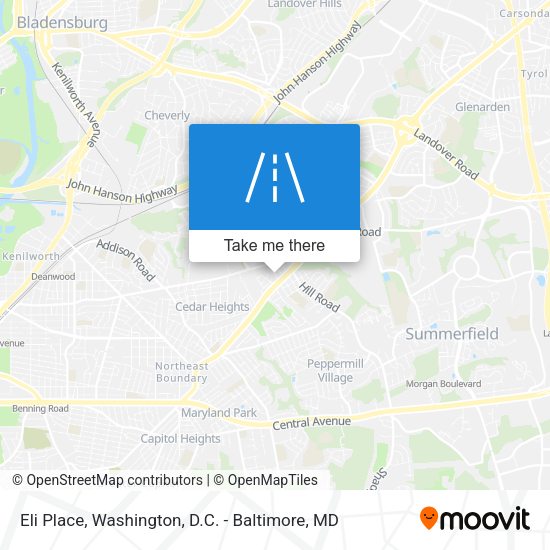 Eli Place map