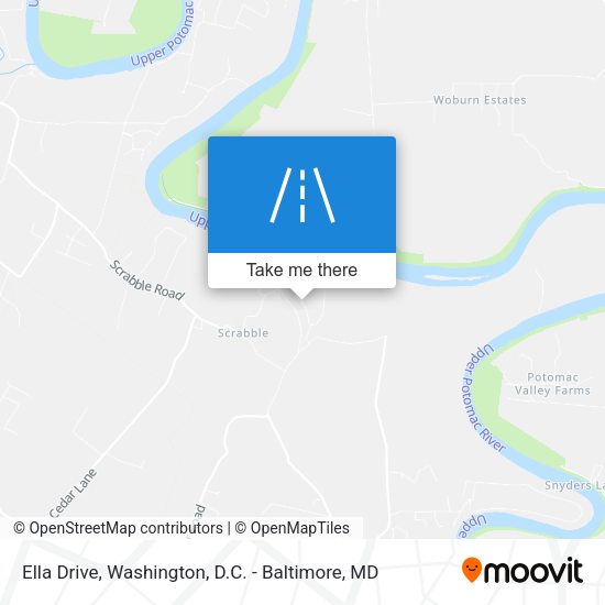 Mapa de Ella Drive