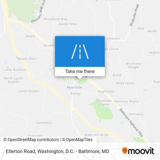 Ellerton Road map