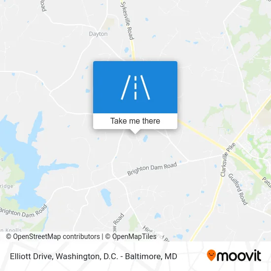 Elliott Drive map