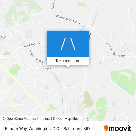 Mapa de Eltham Way