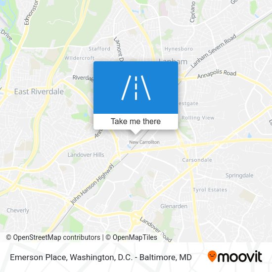 Emerson Place map