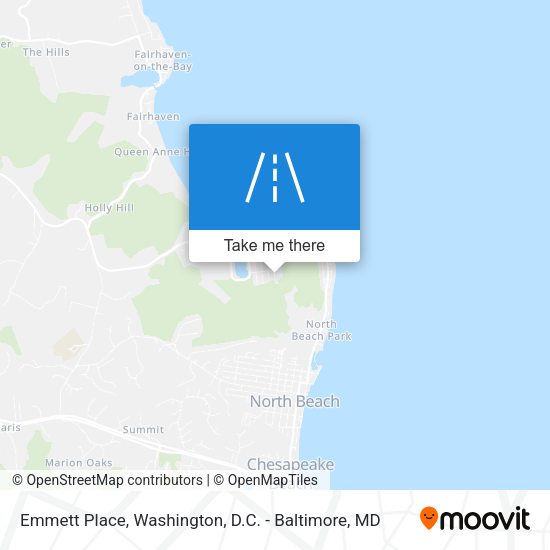Emmett Place map