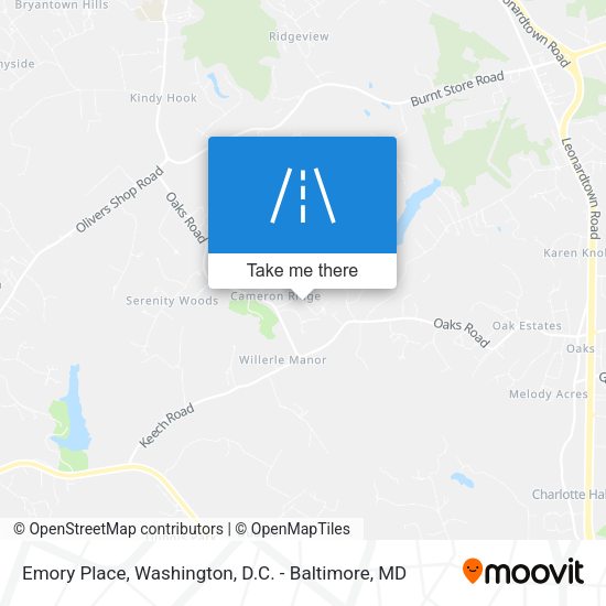 Mapa de Emory Place
