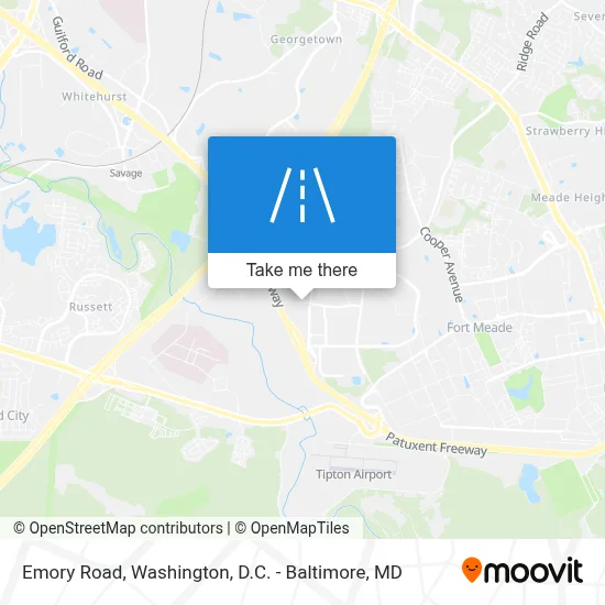 Emory Road map