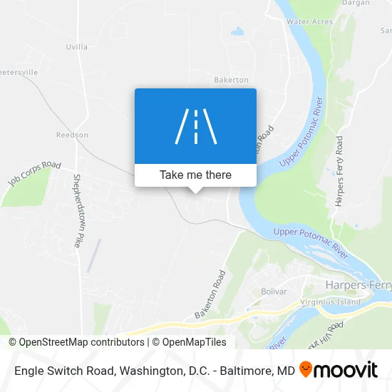 Engle Switch Road map